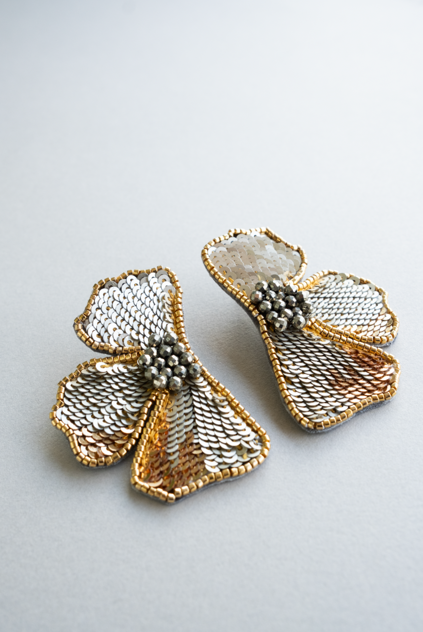 Aros A4 lentejuelas oro plata A PEDIDO
