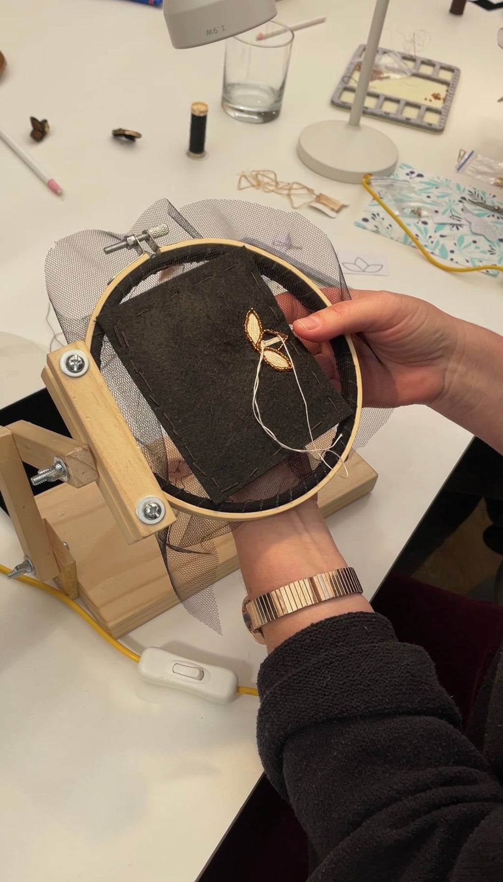 Taller 1: Aros Bordados ONLINE / 14 y 21 de octubre